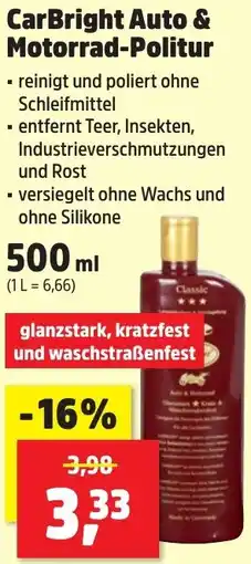 Thomas Philipps CarBright Auto & Motorrad-Politur Angebot