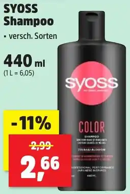 Thomas Philipps SYOSS Shampoo Angebot