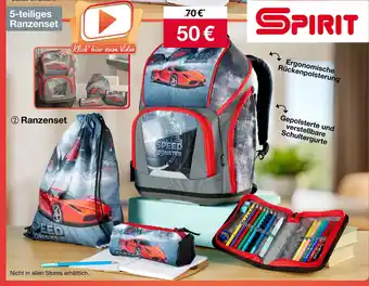 Woolworth Spirit 5-teiliges ranzenset Angebot