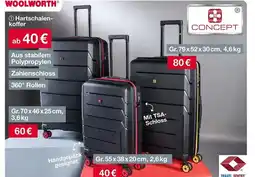 Woolworth Concept hartschalenkoffer Angebot
