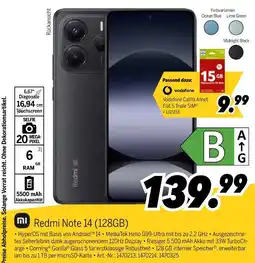 MEDIMAX Xiaomi redmi note 14 (128gb) Angebot