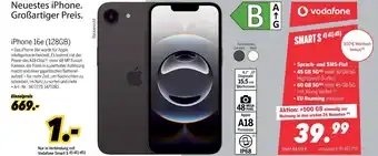 MEDIMAX Apple iphone 16e (128gb) Angebot