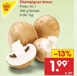 Netto Marken-Discount Markttag champignon braun Angebot