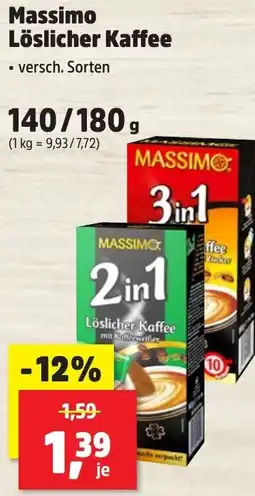 Thomas Philipps Massimo Löslicher Kaffee Angebot