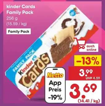 Netto Marken-Discount Kinder cards kinder cards Angebot