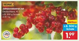 Netto Marken-Discount Heimat johannisbeeren rot Angebot