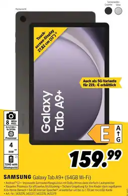 MEDIMAX Galaxy tab a9+ (64gb wi-fi) Angebot