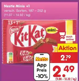 Netto Marken-Discount Nestle minis +1 Angebot
