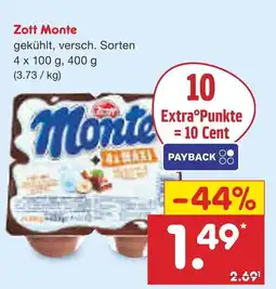 Netto Marken-Discount Zott monte Angebot