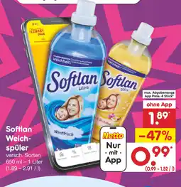 Netto Marken-Discount Softlan weichspüler windfrisch Angebot