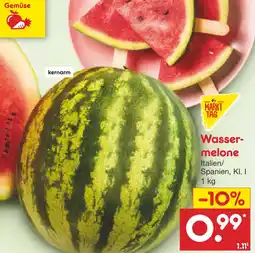 Netto Marken-Discount Wassermelone Angebot
