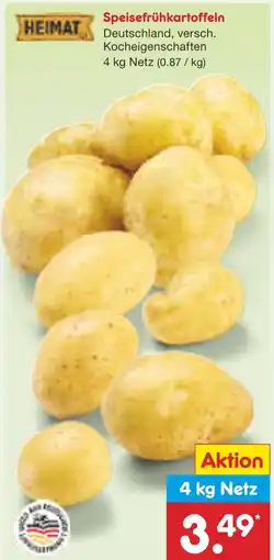 Netto Marken-Discount Heimat speisefrühkartoffeln Angebot