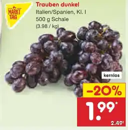 Netto Marken-Discount Trauben dunkel Angebot