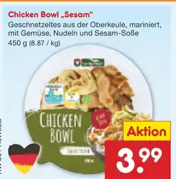 Netto Marken-Discount Chicken bowl „sesam“ Angebot