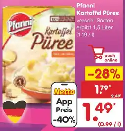 Netto Marken-Discount Pfanni kartoffel püree Angebot