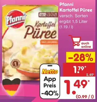 Netto Marken-Discount Pfanni kartoffel püree Angebot