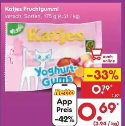 Netto Marken-Discount Katjes fruchtgummi Angebot