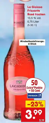 Netto Marken-Discount La gioiosa frizzante rosé Angebot