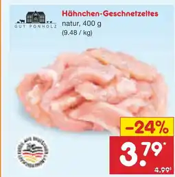 Netto Marken-Discount Gut ponholz hähnchen-geschnetzeltes Angebot
