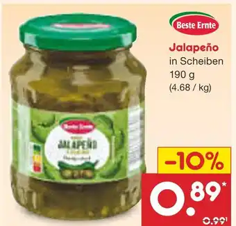 Netto Marken-Discount Beste ernte jalapeño Angebot