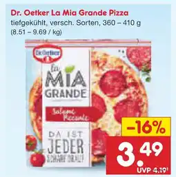 Netto Marken-Discount Dr. oetker la mia grande pizza Angebot