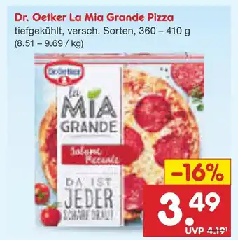 Netto Marken-Discount Dr. oetker la mia grande pizza Angebot