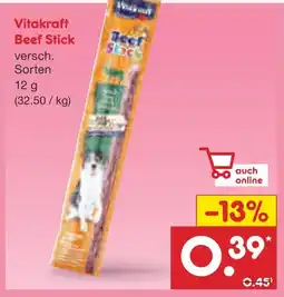 Netto Marken-Discount Vitakraft beef stick Angebot