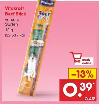 Netto Marken-Discount Vitakraft beef stick Angebot