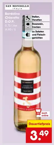 Netto Marken-Discount San mondello bardolino chiaretto d.o.p Angebot