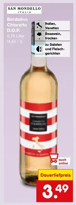 Netto Marken-Discount San mondello bardolino chiaretto d.o.p Angebot