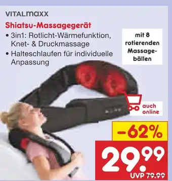 Netto Marken-Discount Vitalmaxx shiatsu-massagegerät Angebot