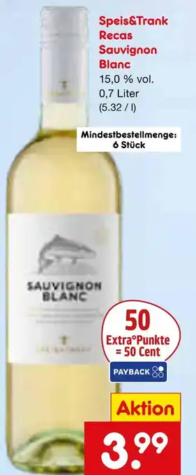Netto Marken-Discount Speis&trank recas sauvignon blanc Angebot