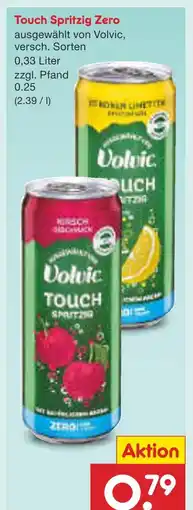 Netto Marken-Discount Touch spritzig zero Angebot