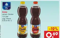 Netto Marken-Discount Captains tea eistee Angebot