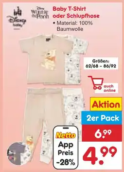 Netto Marken-Discount Disney baby t-shirt oder schlupfhose Angebot