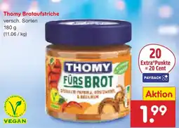 Netto Marken-Discount Thomy brotaufstriche Angebot