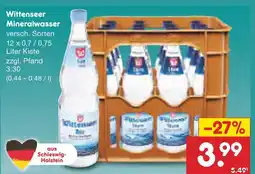 Netto Marken-Discount Wittenseer mineralwasser Angebot