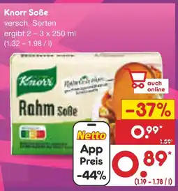 Netto Marken-Discount Knorr rahm soße Angebot