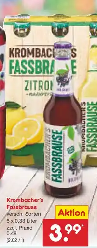 Netto Marken-Discount Krombacher's fassbrause Angebot