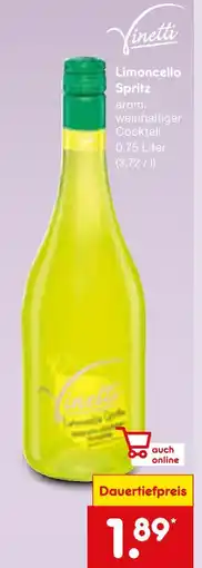 Netto Marken-Discount Vinetti limoncello spritz Angebot