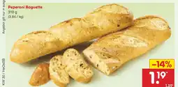 Netto Marken-Discount Peperoni baguette Angebot
