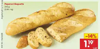 Netto Marken-Discount Peperoni baguette Angebot