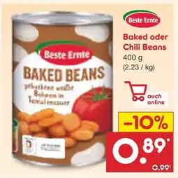 Netto Marken-Discount Beste ernte baked oder chili beans Angebot