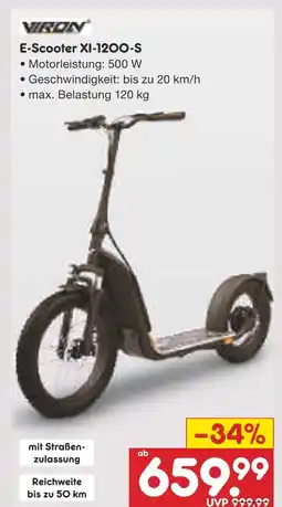 Netto Marken-Discount Viron e-scooter xi-1200-s Angebot
