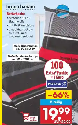 Netto Marken-Discount Bruno banani bettwäsche Angebot