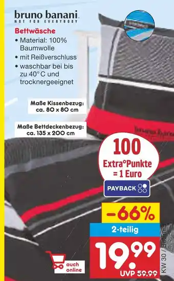 Netto Marken-Discount Bruno banani bettwäsche Angebot