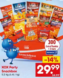 Netto Marken-Discount Xox party snackbox Angebot