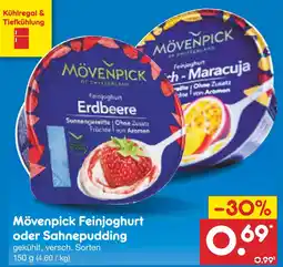 Netto Marken-Discount Mövenpick feinjoghurt oder sahnepudding Angebot