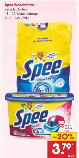 Netto Marken-Discount Spee waschmittel Angebot