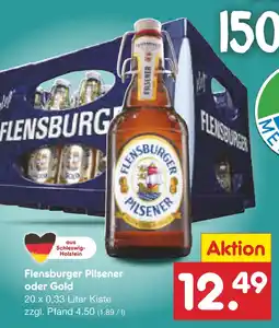 Netto Marken-Discount Flensburger pilsener oder gold Angebot